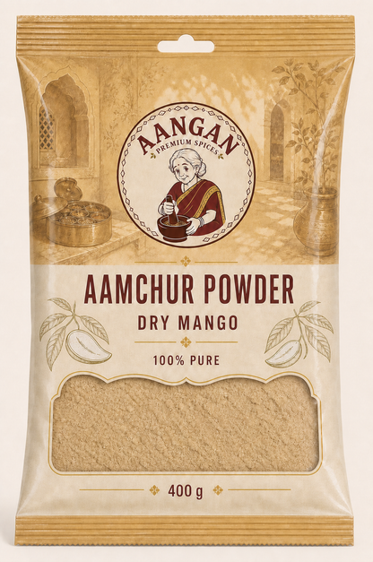 Aangan Aamchur Powder 400 g Indian spice packet