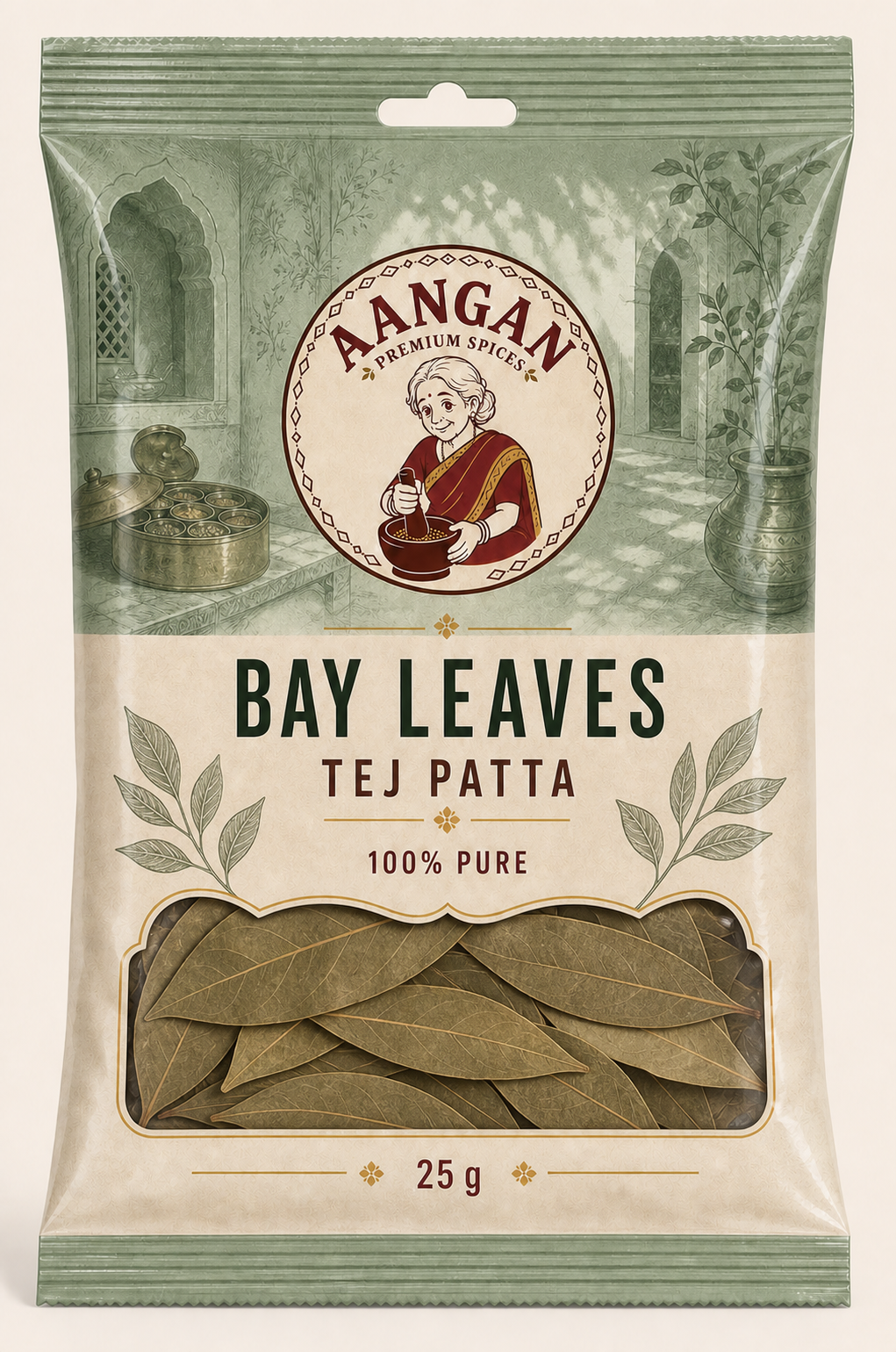 Aangan Bay Leaves 25 g Indian spice packet