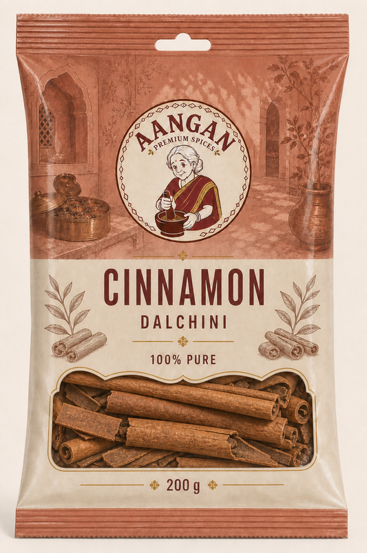 Aangan Whole Cinnamon 200 g Indian spice packet
