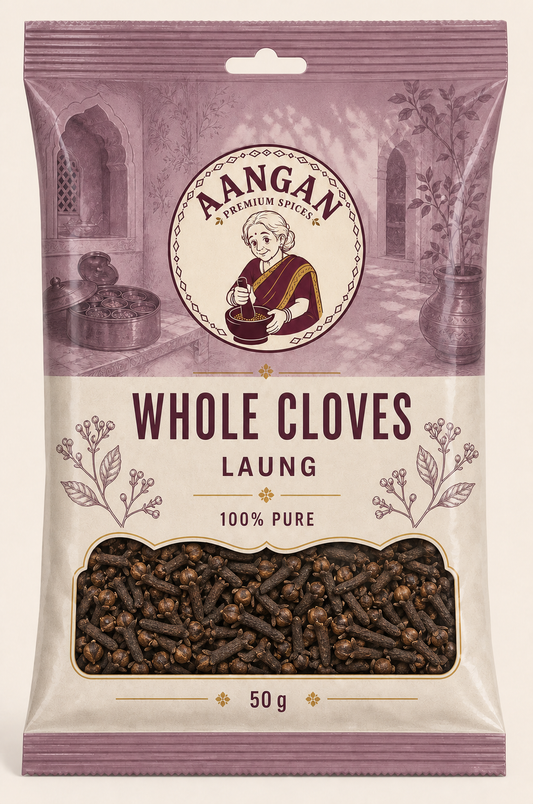Aangan Whole Cloves 50 g Indian spice packet